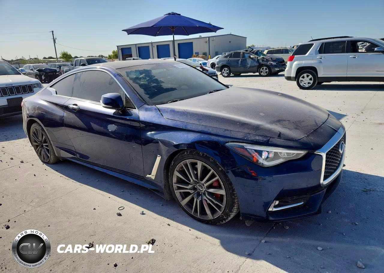 2017 Infiniti Q60 Red Sport 400 VIN:JN1FV7EK7HM610404 - 4