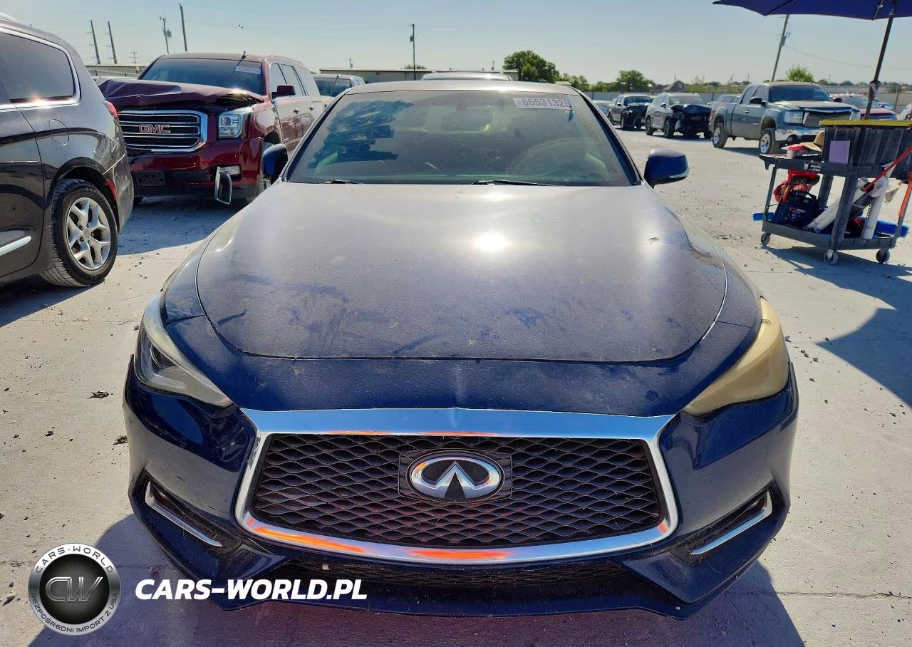 2017 Infiniti Q60 Red Sport 400 VIN:JN1FV7EK7HM610404 - 5