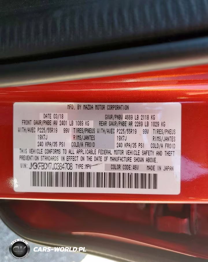 2018 Mazda Cx-5 Touring VIN:JM3KFBCM7J0384708 - 14