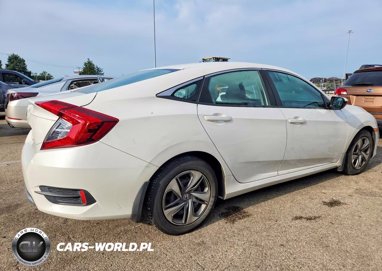 2019 Honda Civic Lx VIN:2HGFC2F66KH505422 - 3
