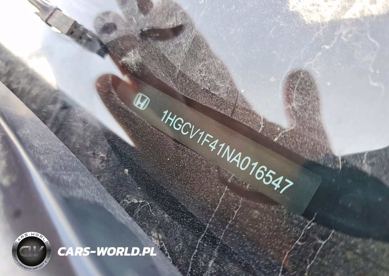 2022 Honda Accord Sport Se VIN:1HGCV1F41NA016547 - 12