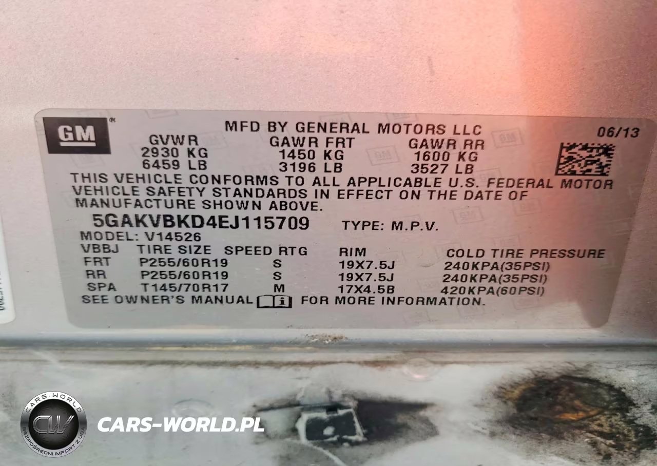 2014 Buick Enclave VIN:5GAKVBKD4EJ115709 - 13