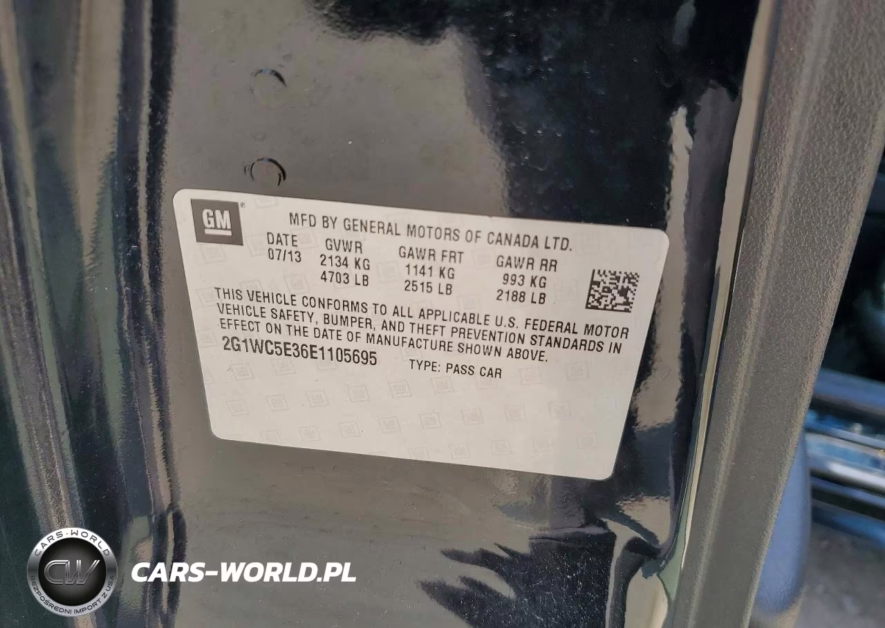 2014 Chevrolet Impala Limited Ltz VIN:2G1WC5E36E1105695 - 12