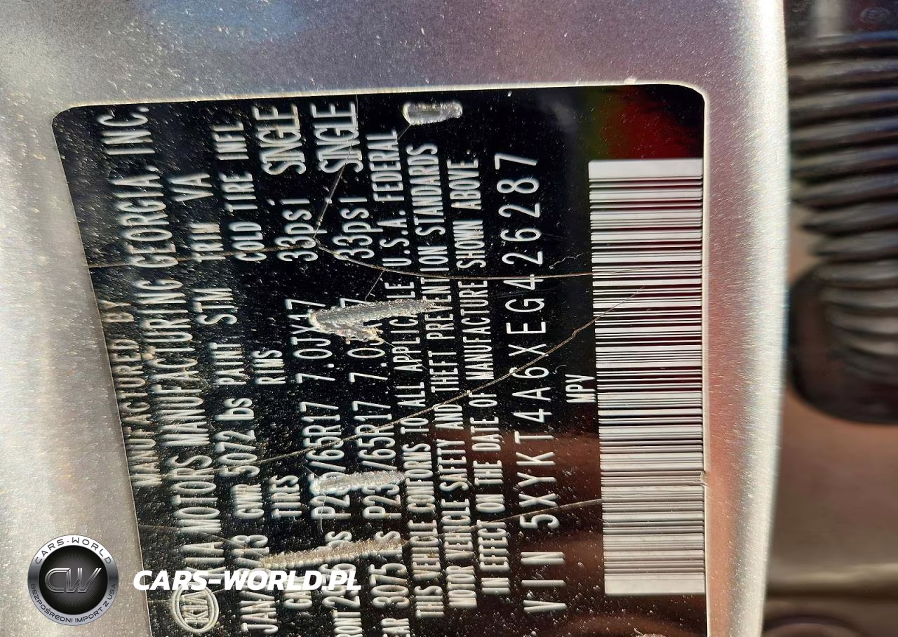 2014 Kia Sorento Lx VIN:5XYKT4A6XEG426287 - 13
