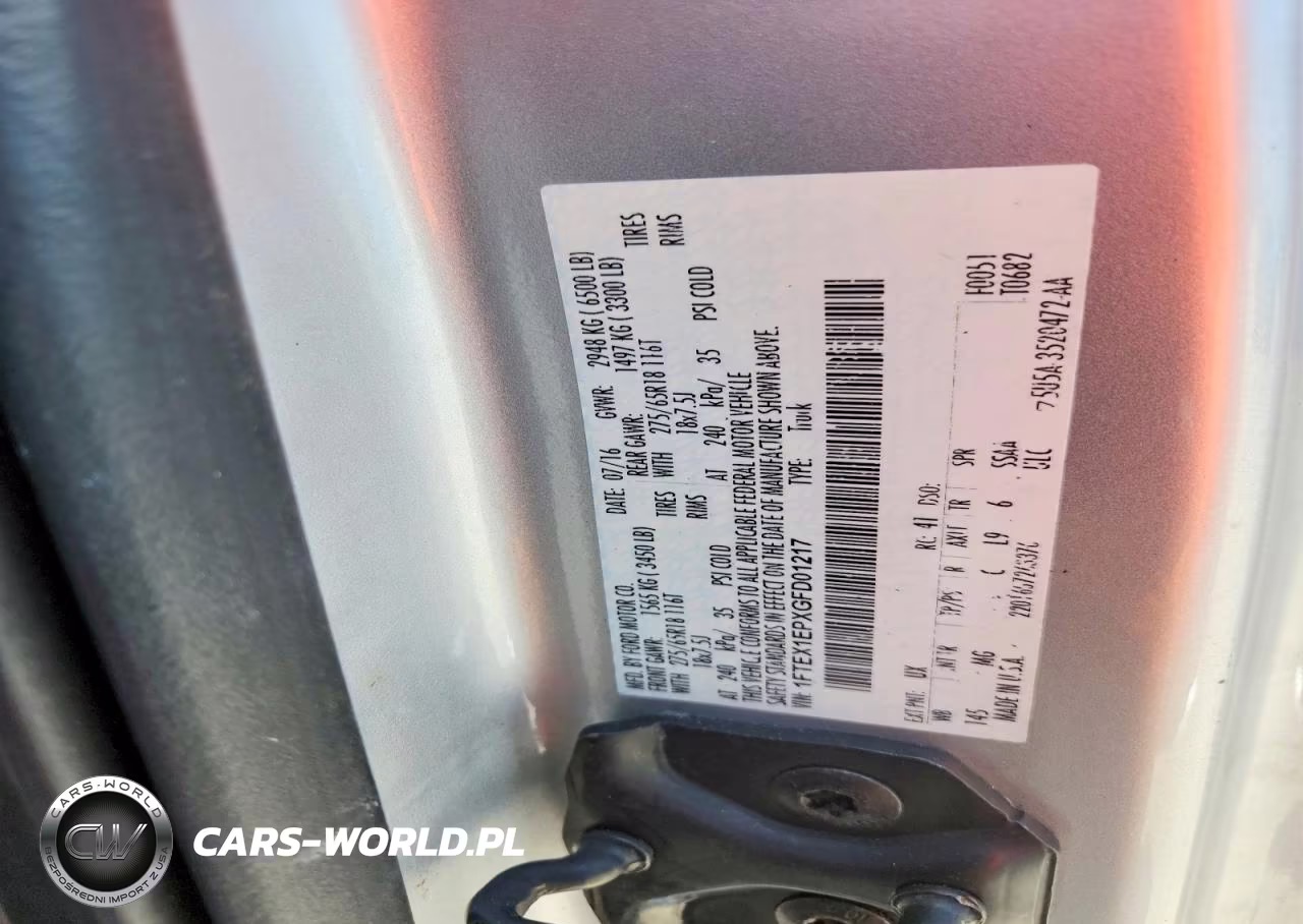 2016 Ford F150 Super Cab VIN:1FTEX1EPXGFD01217 - 12