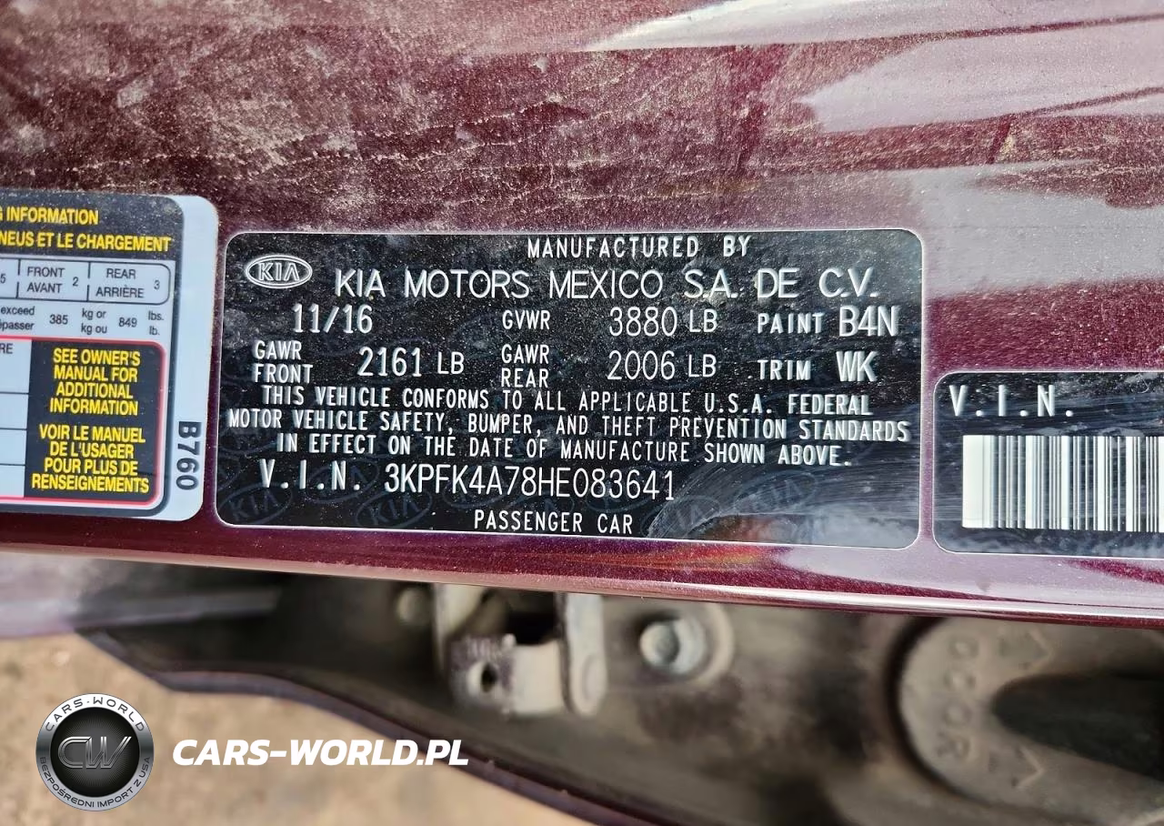 2017 Kia Forte Lx VIN:3KPFK4A78HE083641 - 12