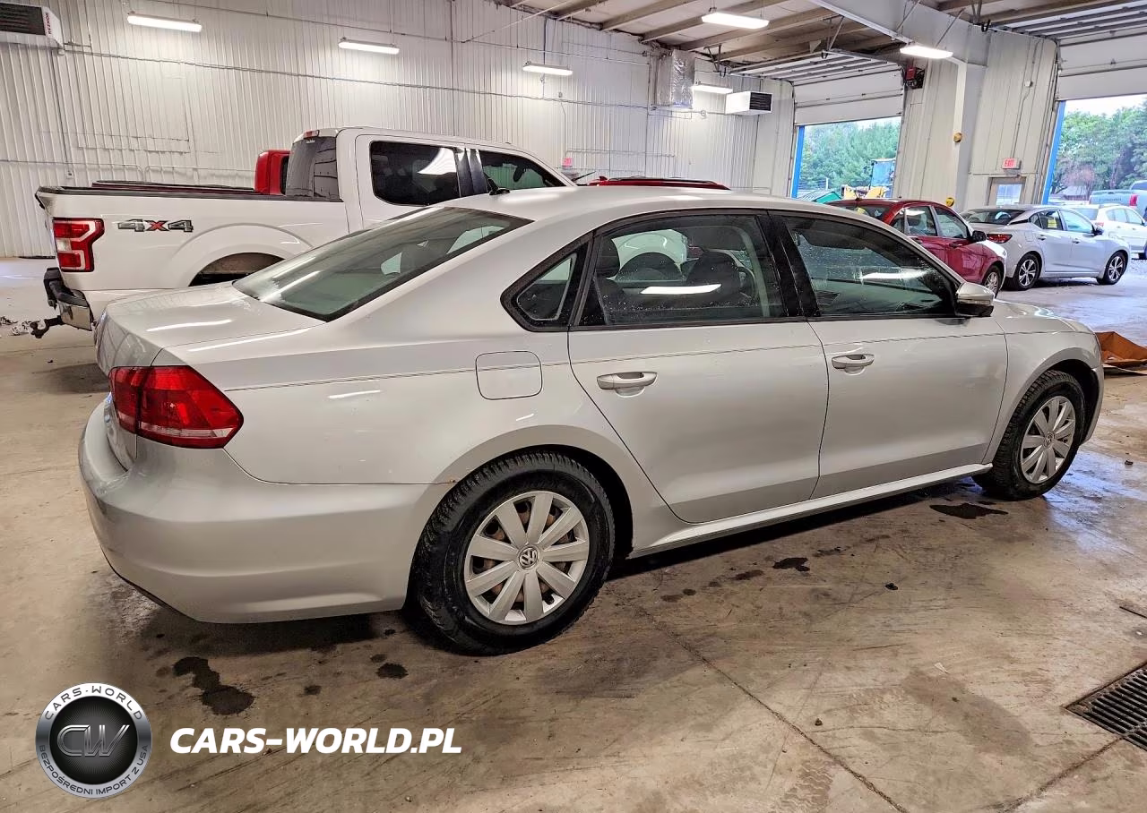 2012 Volkswagen Passat S VIN:1VWAP7A36CC074718 - 3