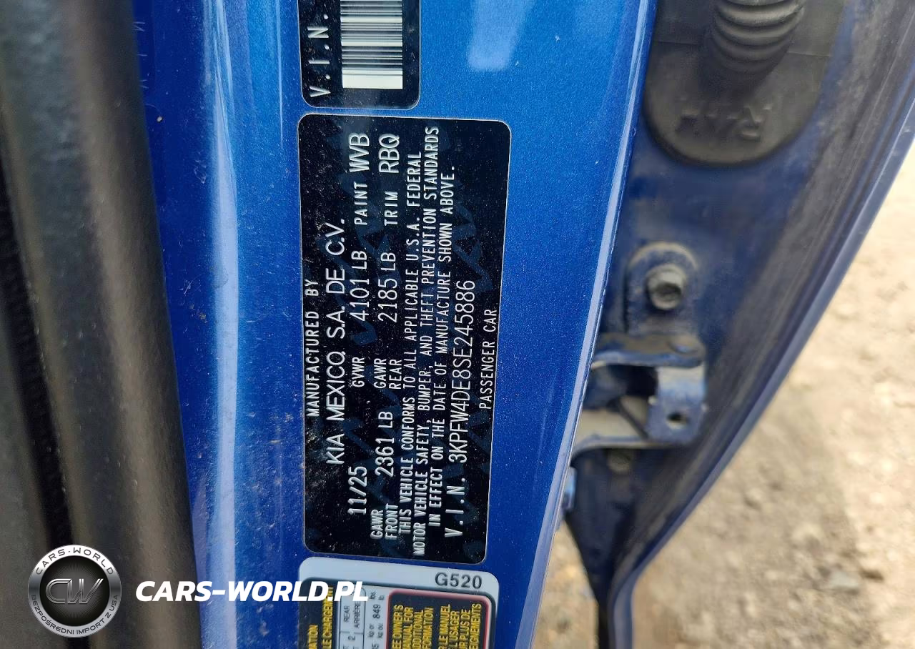 2025 Kia K4 Gt Line VIN:3KPFW4DE8SE245886 - 12