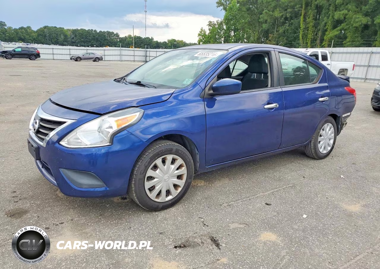 2019 Nissan Versa Sv VIN:3N1CN7AP5KL865137 - 1