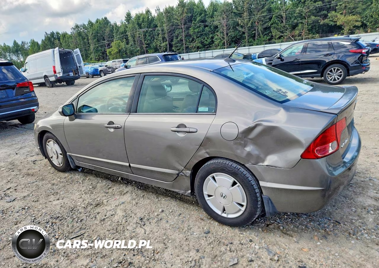 2007 Honda Civic Hybrid VIN:JHMFA36207S001728 - 2