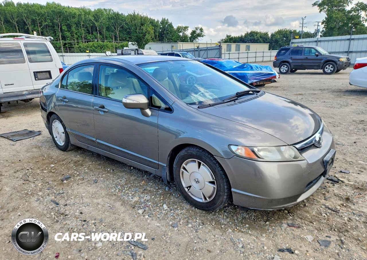 2007 Honda Civic Hybrid VIN:JHMFA36207S001728 - 4