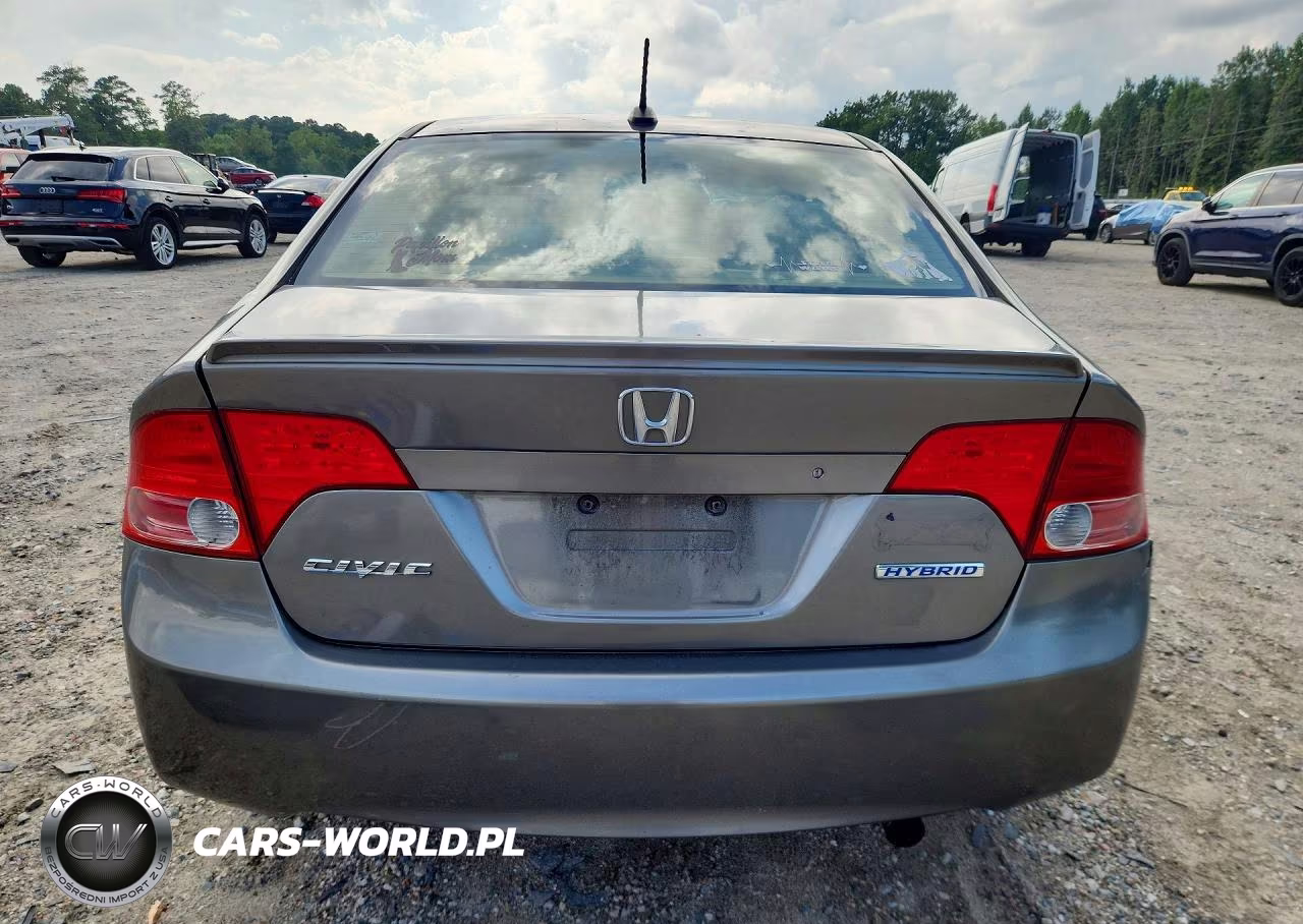 2007 Honda Civic Hybrid VIN:JHMFA36207S001728 - 6