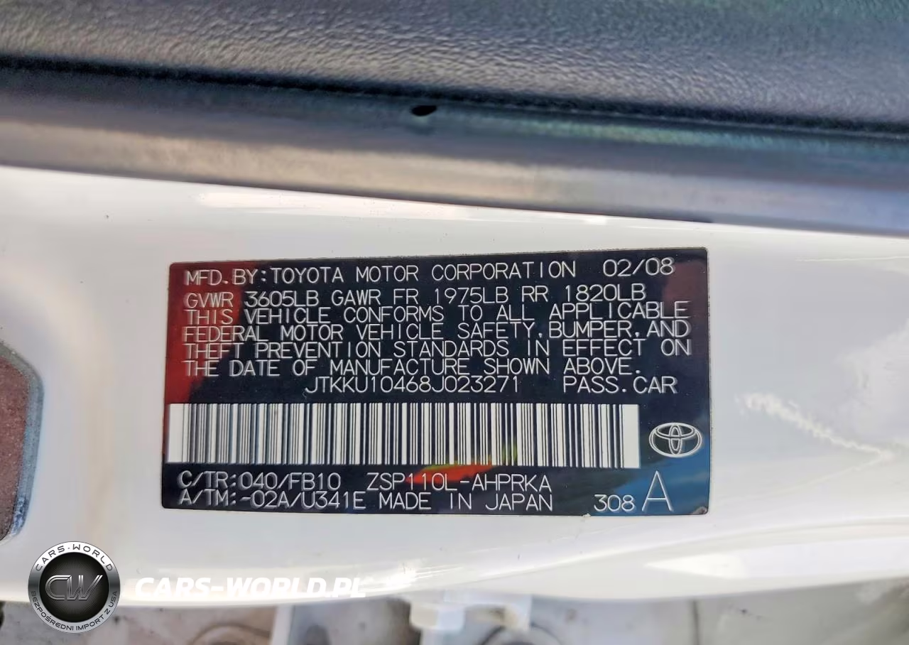 2008 Scion Xd Base VIN:JTKKU10468J023271 - 12