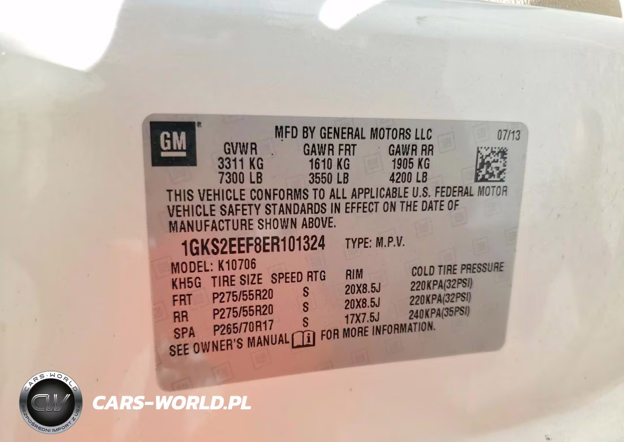 2014 GMC Yukon Denali VIN:1GKS2EEF8ER101324 - 13
