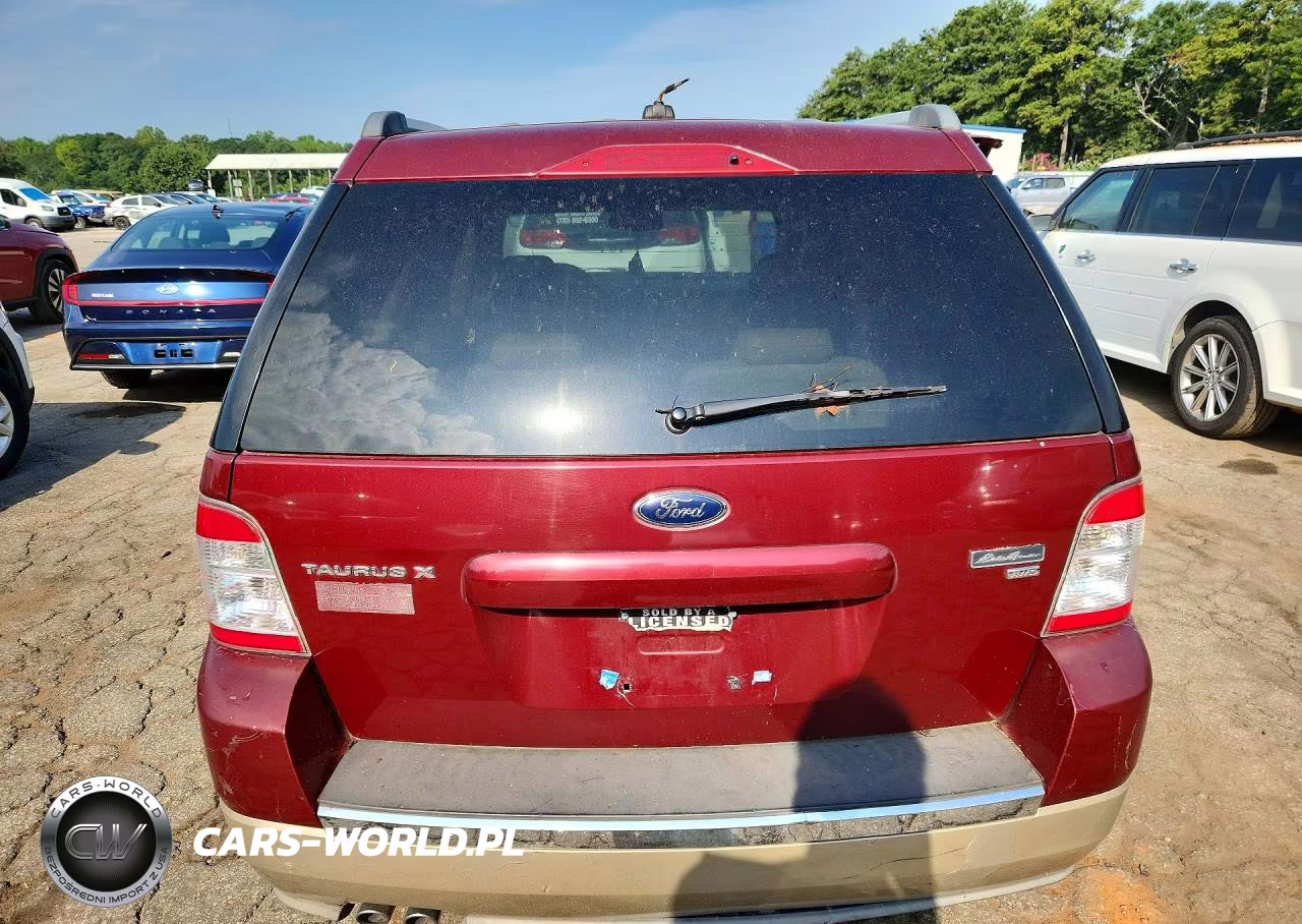 2008 Ford Taurus X Eddie Bauer VIN:1FMDK08W98GA26860 - 6