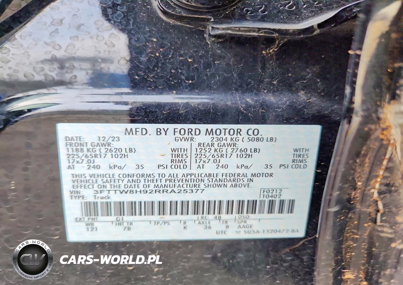 2024 Ford Maverick Xlt VIN:3FTTW8H92RRA25377 - 13
