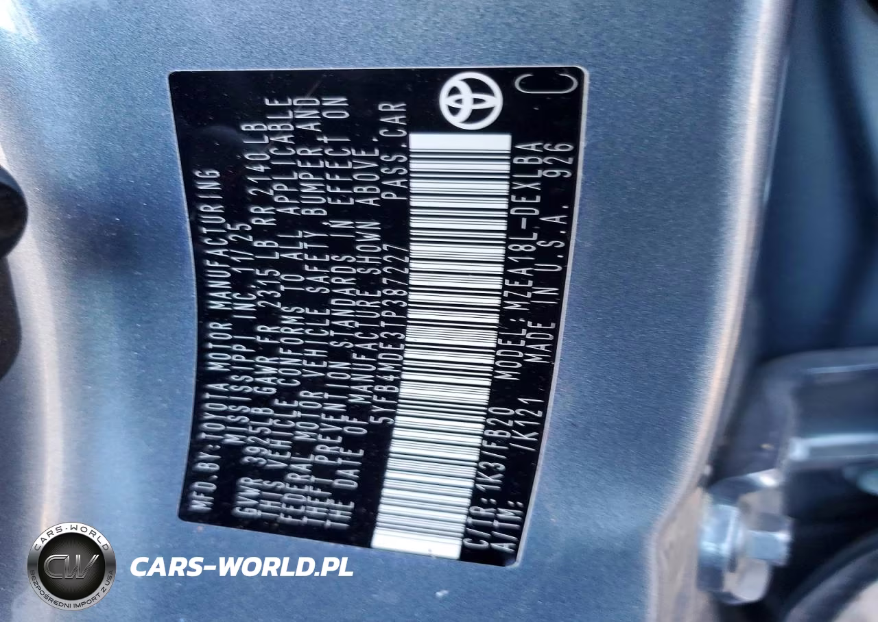 2026 Toyota Corolla Le VIN:5YFB4MDE3TP387227 - 12