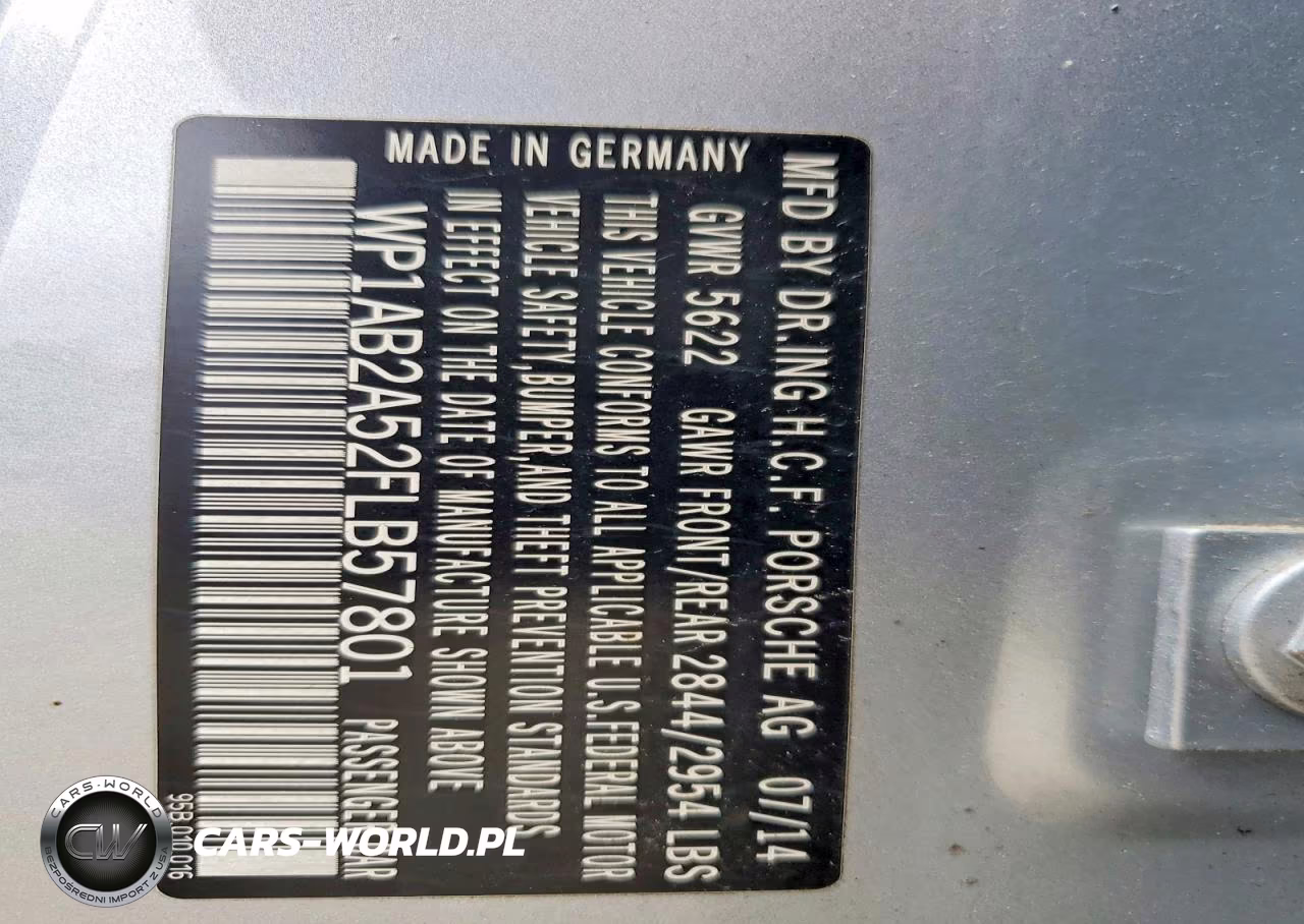 2015 Porsche Macan S VIN:WP1AB2A52FLB57801 - 13
