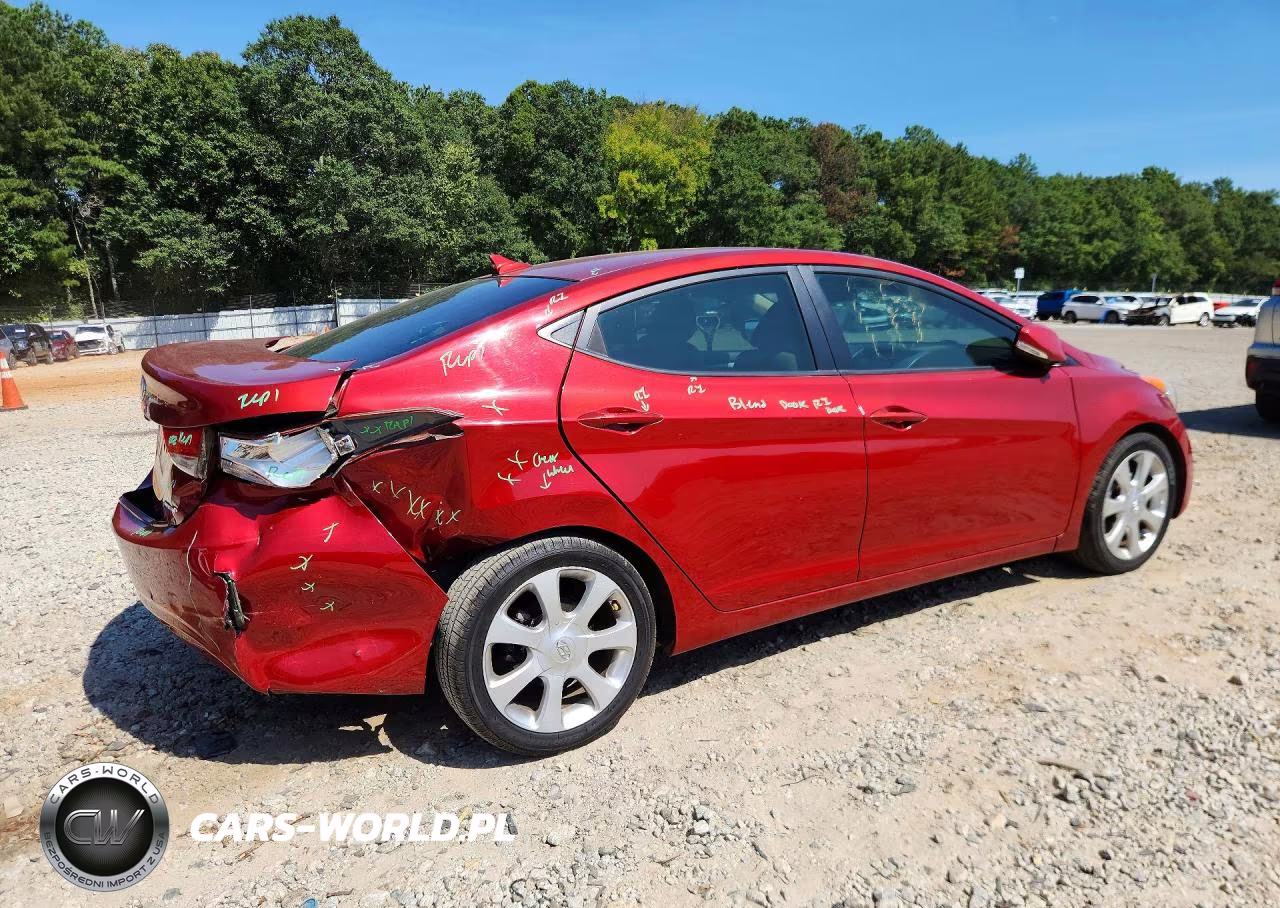 2011 Hyundai Elantra Limited VIN:KMHDH4AE2BU099357 - 3