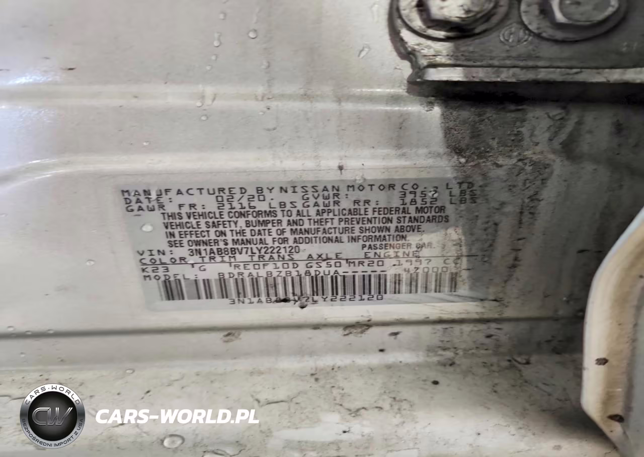2020 Nissan Sentra S VIN:3N1AB8BV7LY222120 - 12