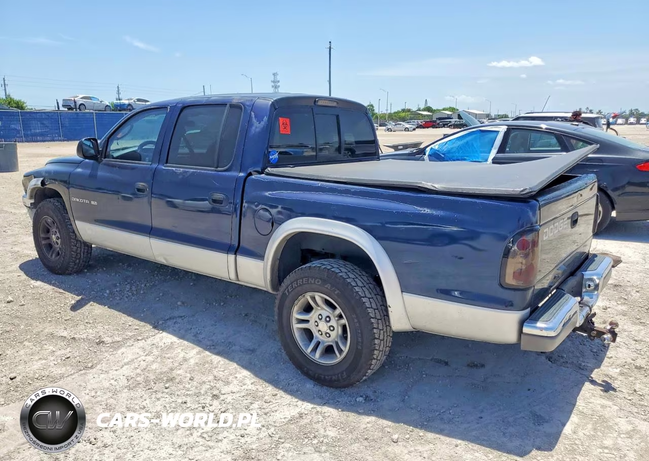 2002 Dodge Dakota Quad Slt VIN:1B7HL48N12S551014 - 2