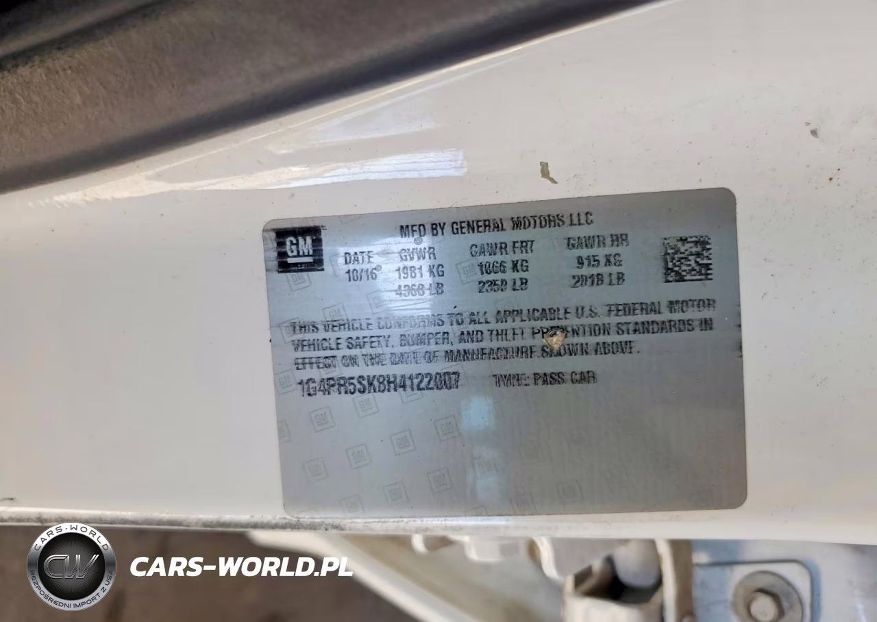 2017 Buick Verano Sport Touring VIN:1G4PR5SK8H4122007 - 12