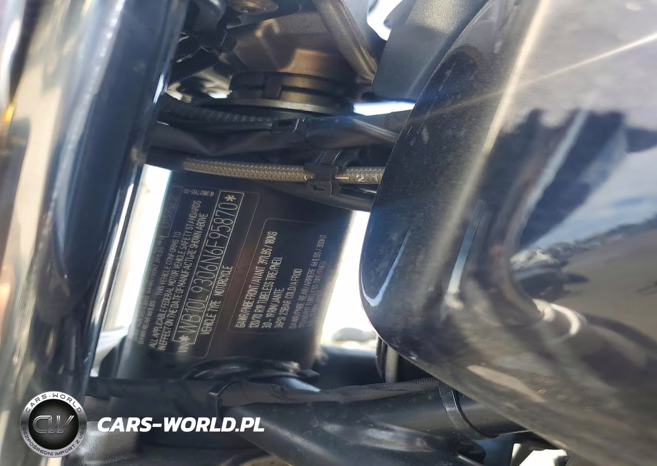 2022 BMW R Nine T Urban G-S VIN:WB10L9306N6F95870 - 9