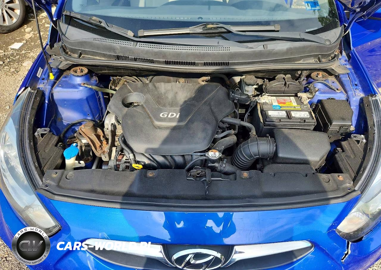 2012 Hyundai Accent Gls VIN:KMHCT4AE5CU152581 - 11
