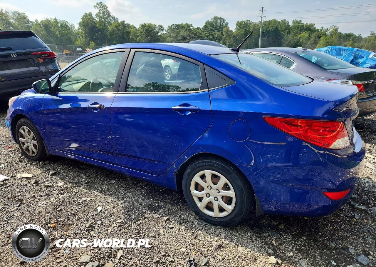 2012 Hyundai Accent Gls VIN:KMHCT4AE5CU152581 - 2