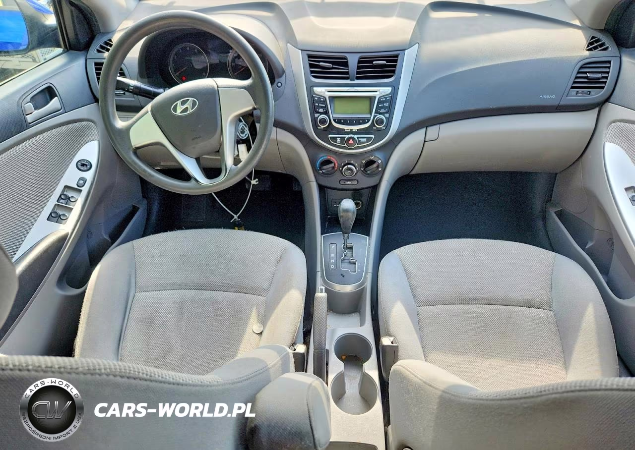 2012 Hyundai Accent Gls VIN:KMHCT4AE5CU152581 - 8