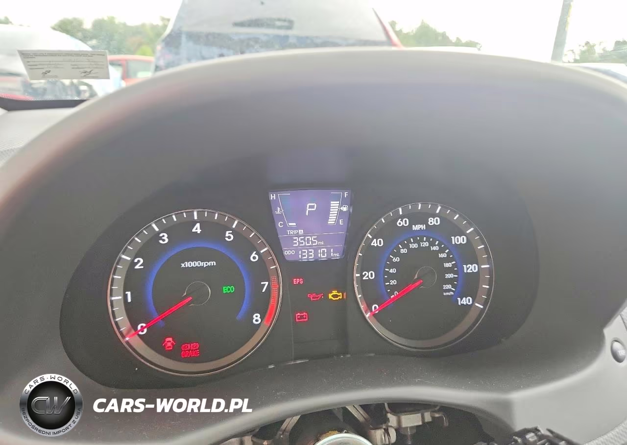2012 Hyundai Accent Gls VIN:KMHCT4AE5CU152581 - 9