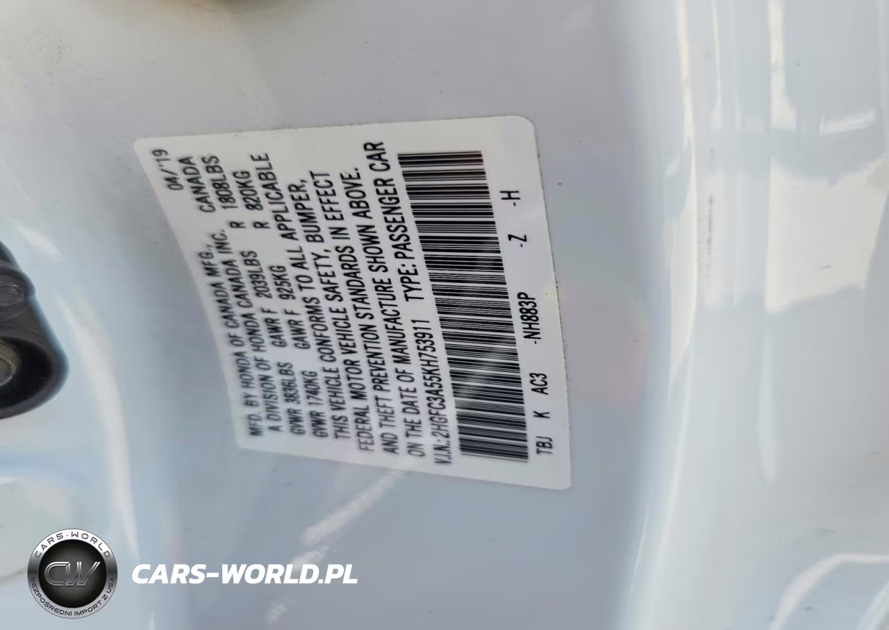 2019 Honda Civic Si VIN:2HGFC3A55KH753911 - 12