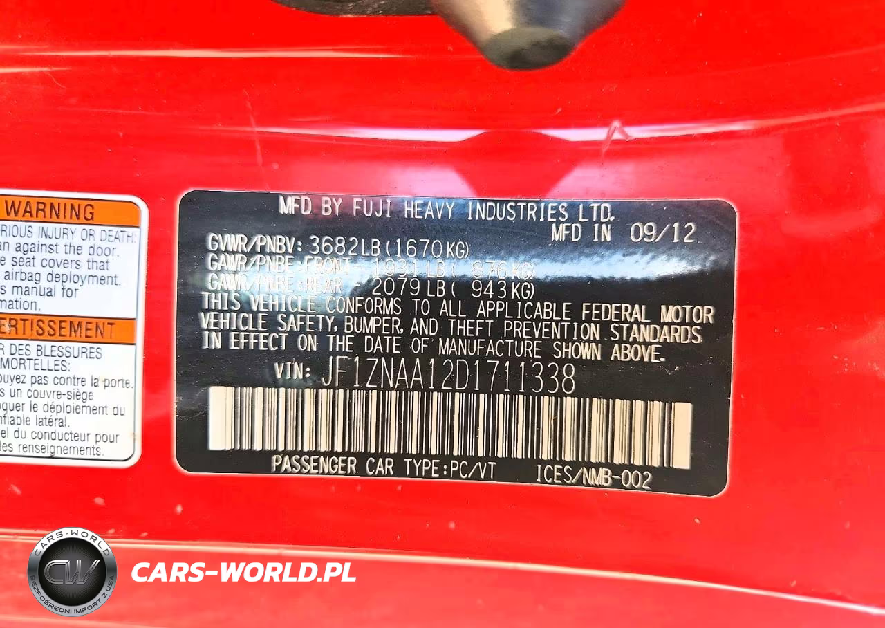 2013 Scion Fr-S Base VIN:JF1ZNAA12D1711338 - 13