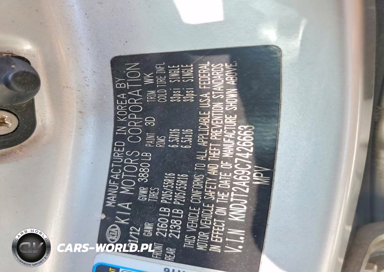 2012 Kia Soul + VIN:KNDJT2A69C7426663 - 12