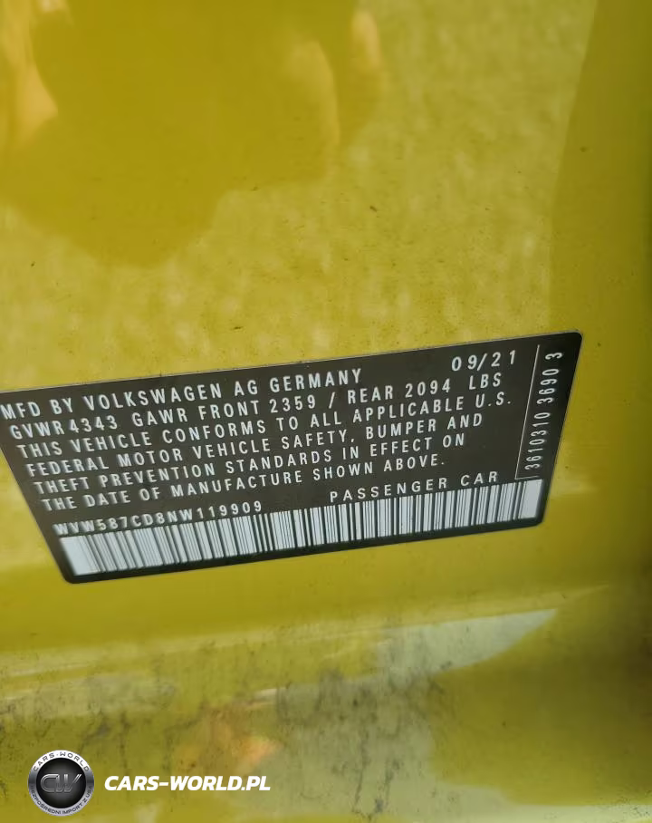 2022 Volkswagen Gti Autobahn VIN:WVW587CD8NW119909 - 12