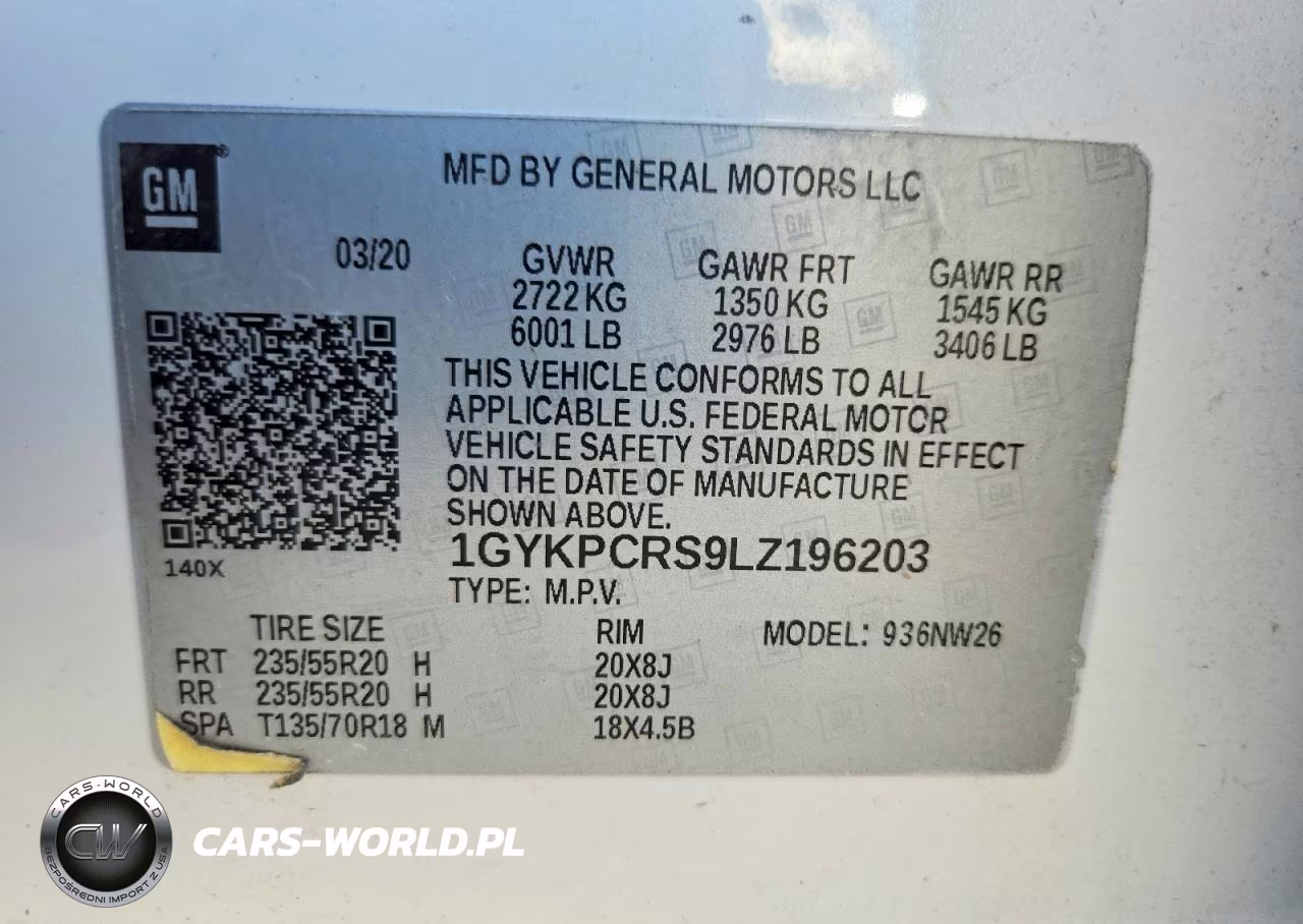 2020 Cadillac Xt6 Premium Luxury VIN:1GYKPCRS9LZ196203 - 12