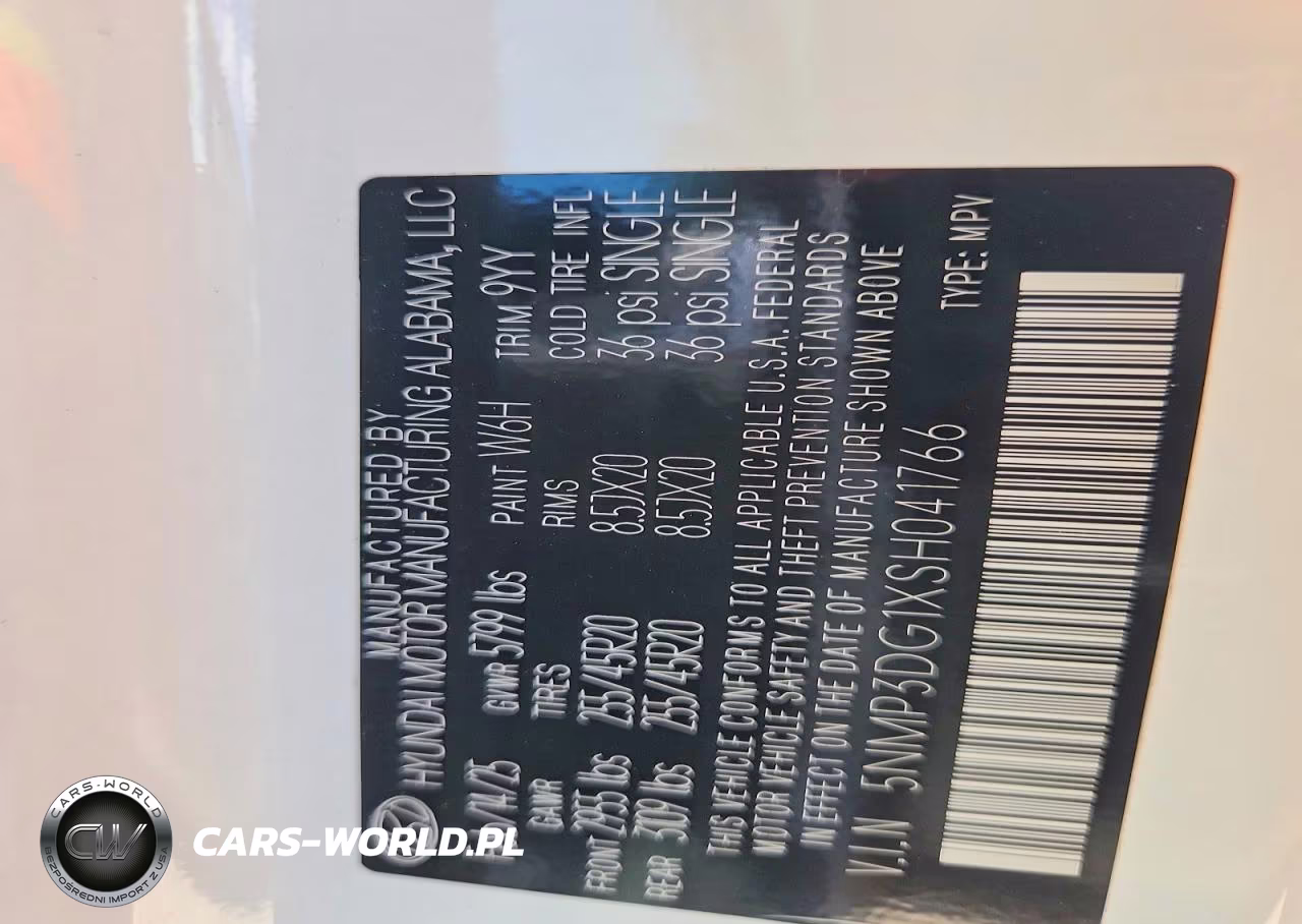 2025 Hyundai Santa Fe Limited VIN:5NMP3DG1XSH041766 - 13