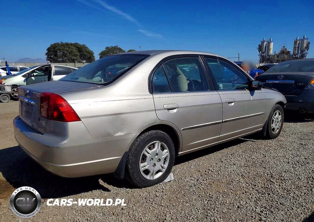 2002 Honda Civic Lx VIN:1HGES16502L003461 - 3