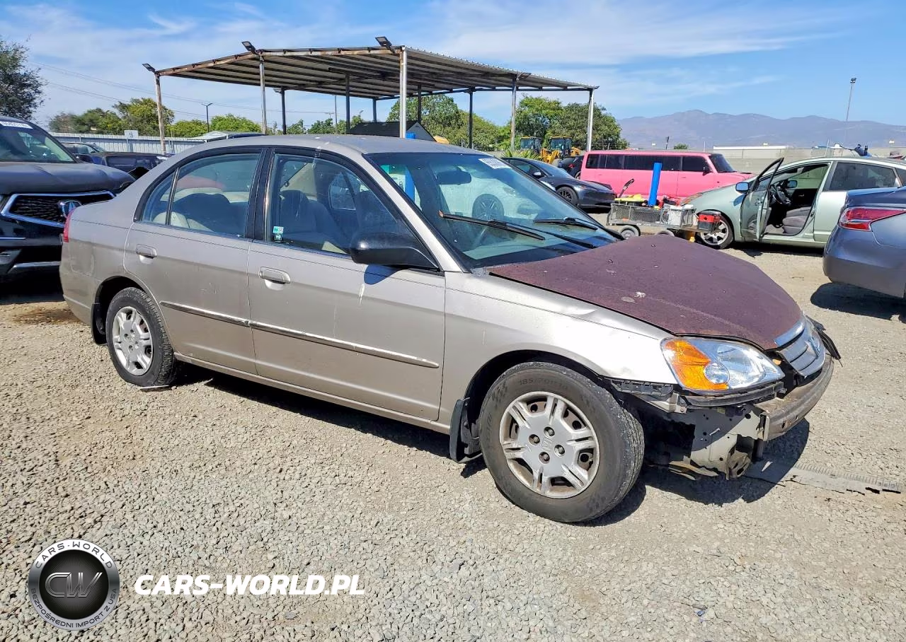 2002 Honda Civic Lx VIN:1HGES16502L003461 - 4