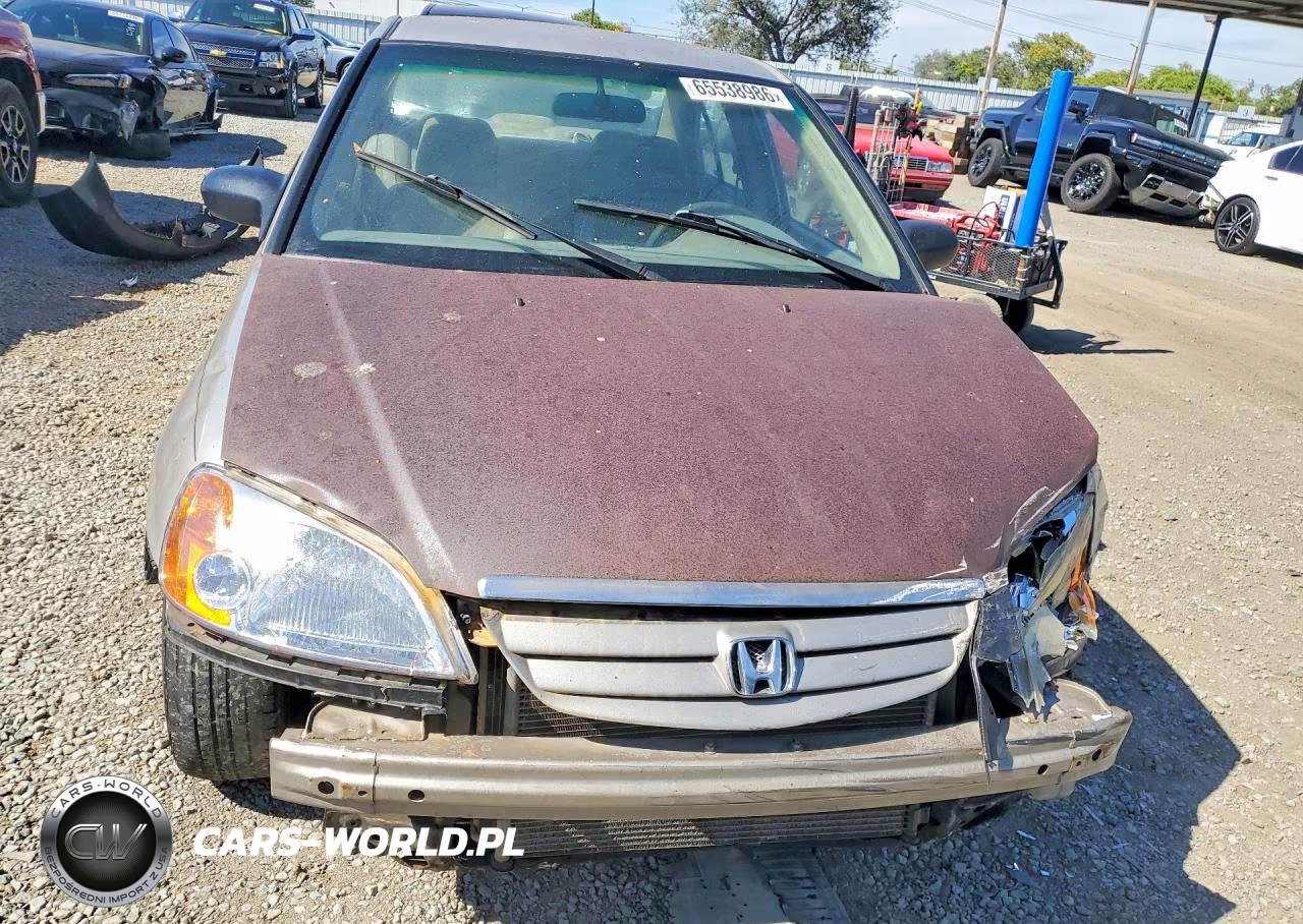 2002 Honda Civic Lx VIN:1HGES16502L003461 - 5
