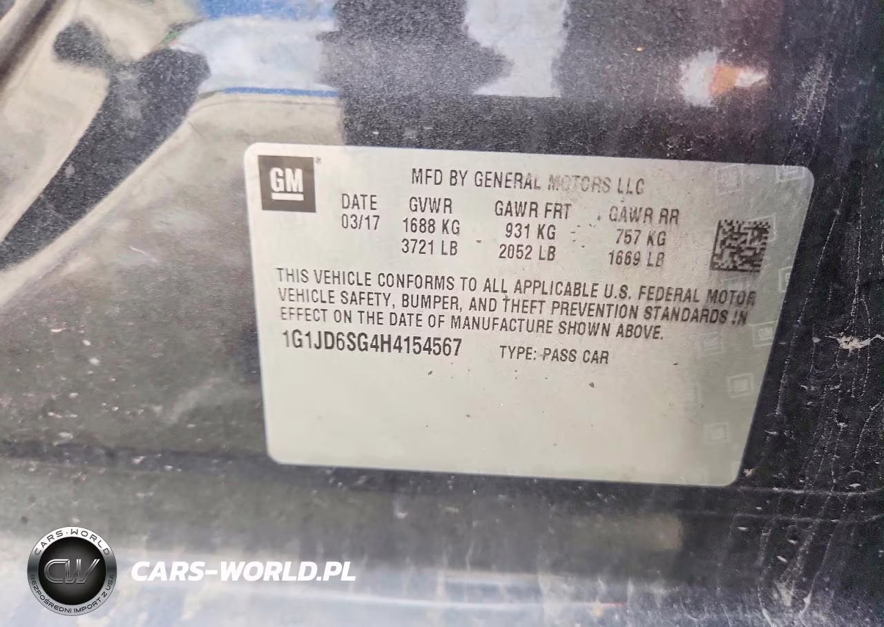 2017 Chevrolet Sonic Lt VIN:1G1JD6SG4H4154567 - 12
