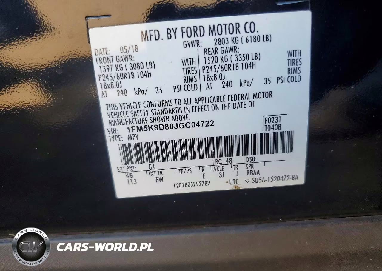 2018 Ford Explorer Xlt VIN:1FM5K8D80JGC04722 - 14