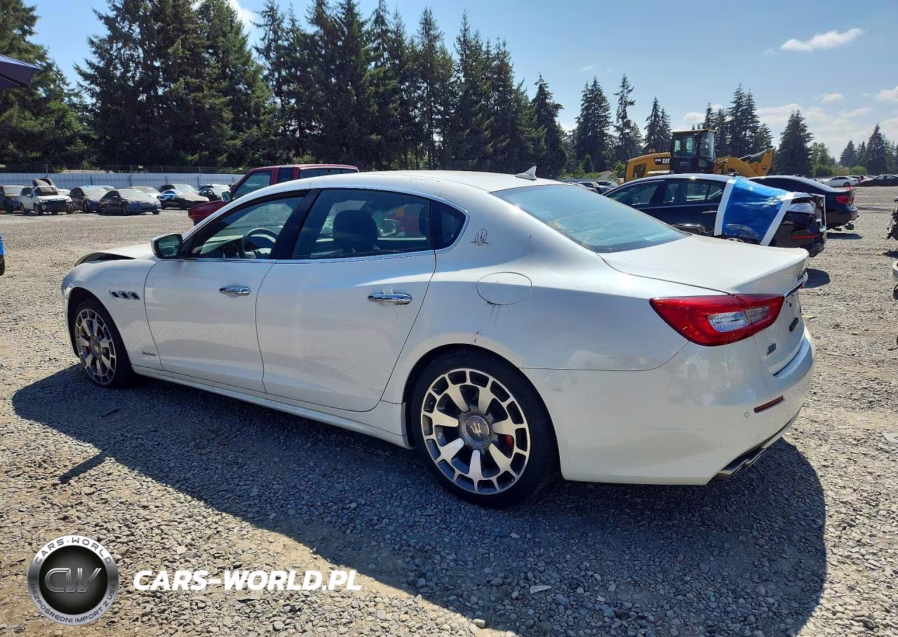 2017 Maserati Quattroporte S VIN:ZAM56RRLXH1217398 - 2