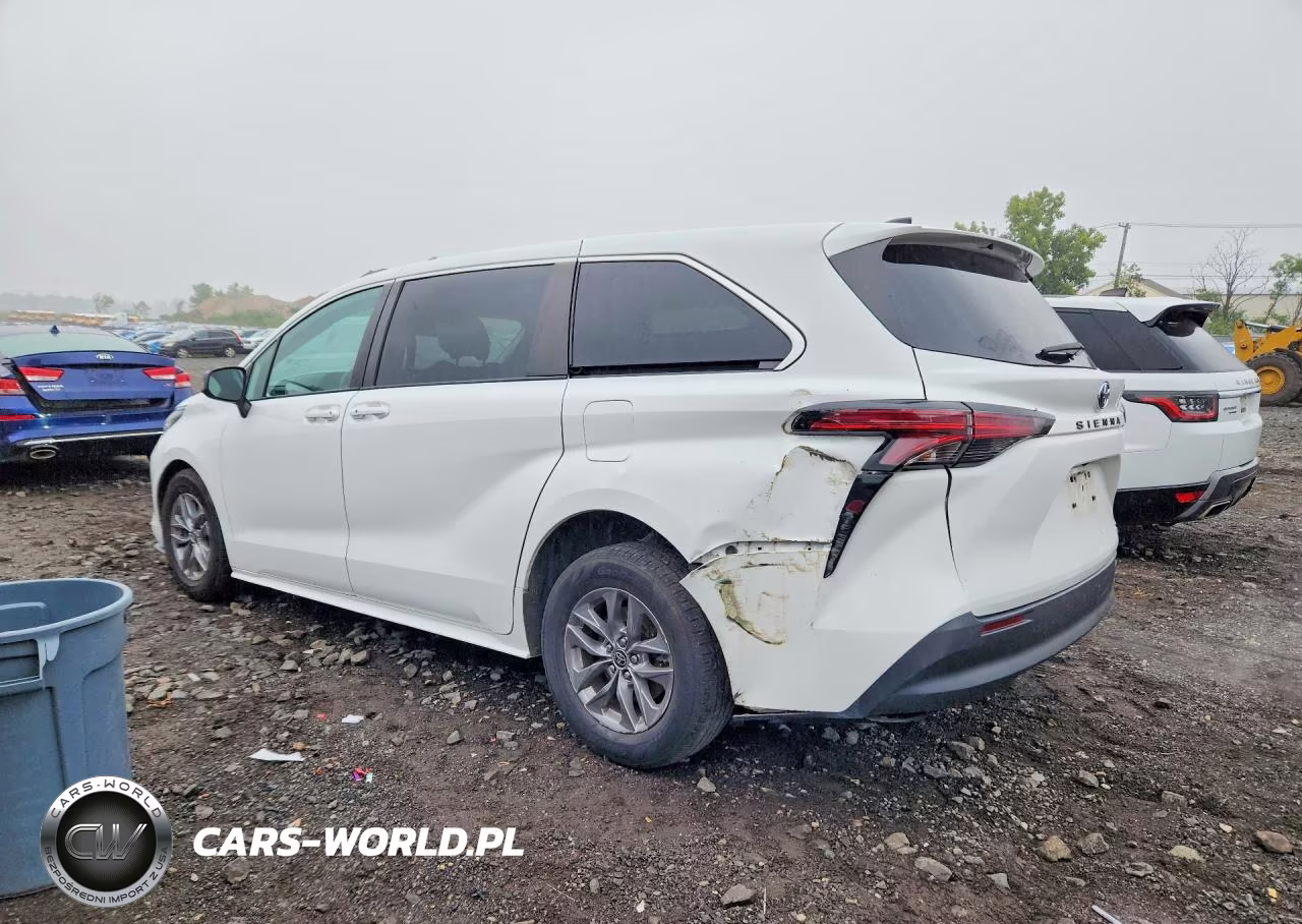 2022 Toyota Sienna Le VIN:5TDKRKEC6NS121293 - 2