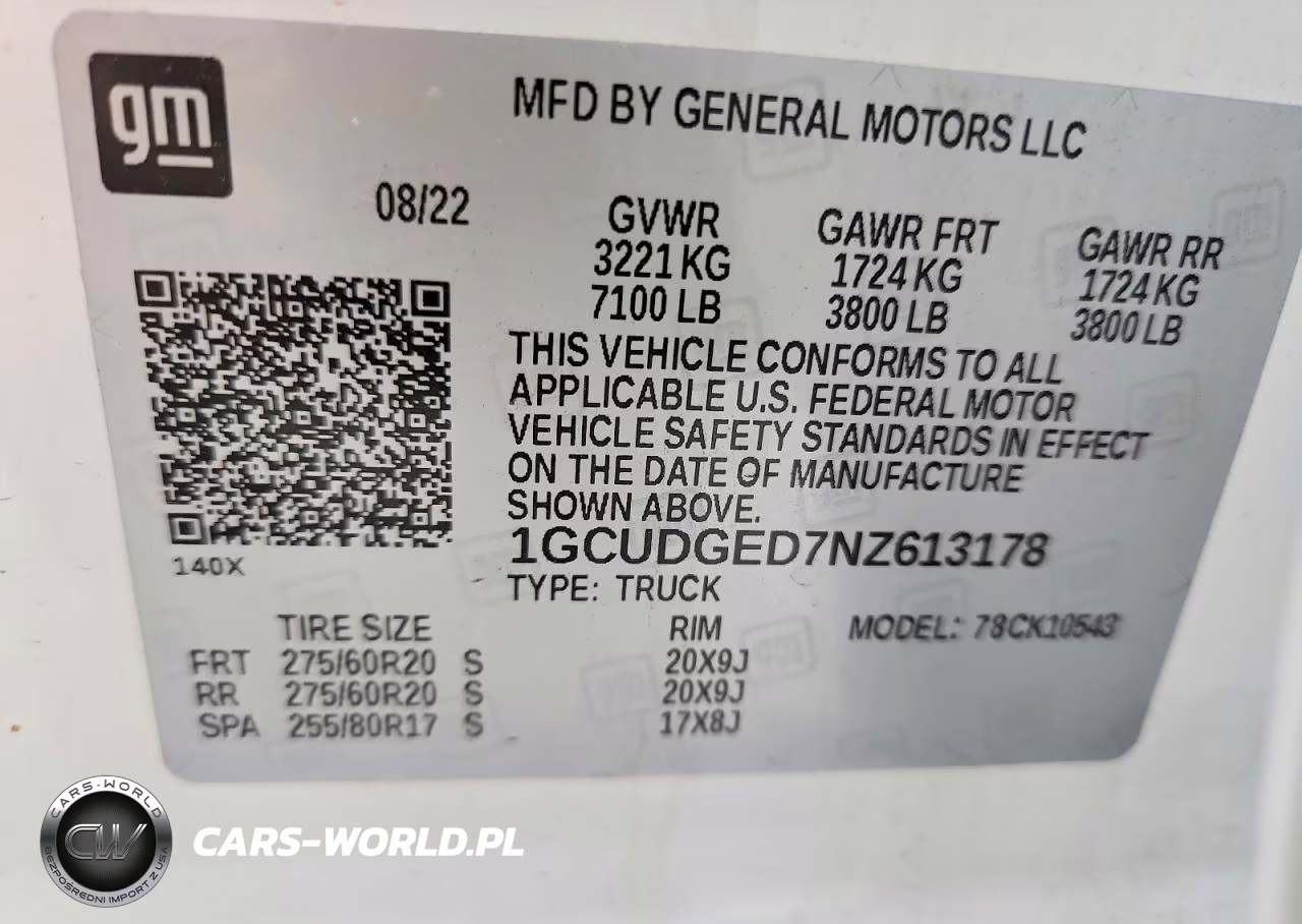 2022 Chevrolet Silverado K1500 Ltz VIN:1GCUDGED7NZ613178 - 12