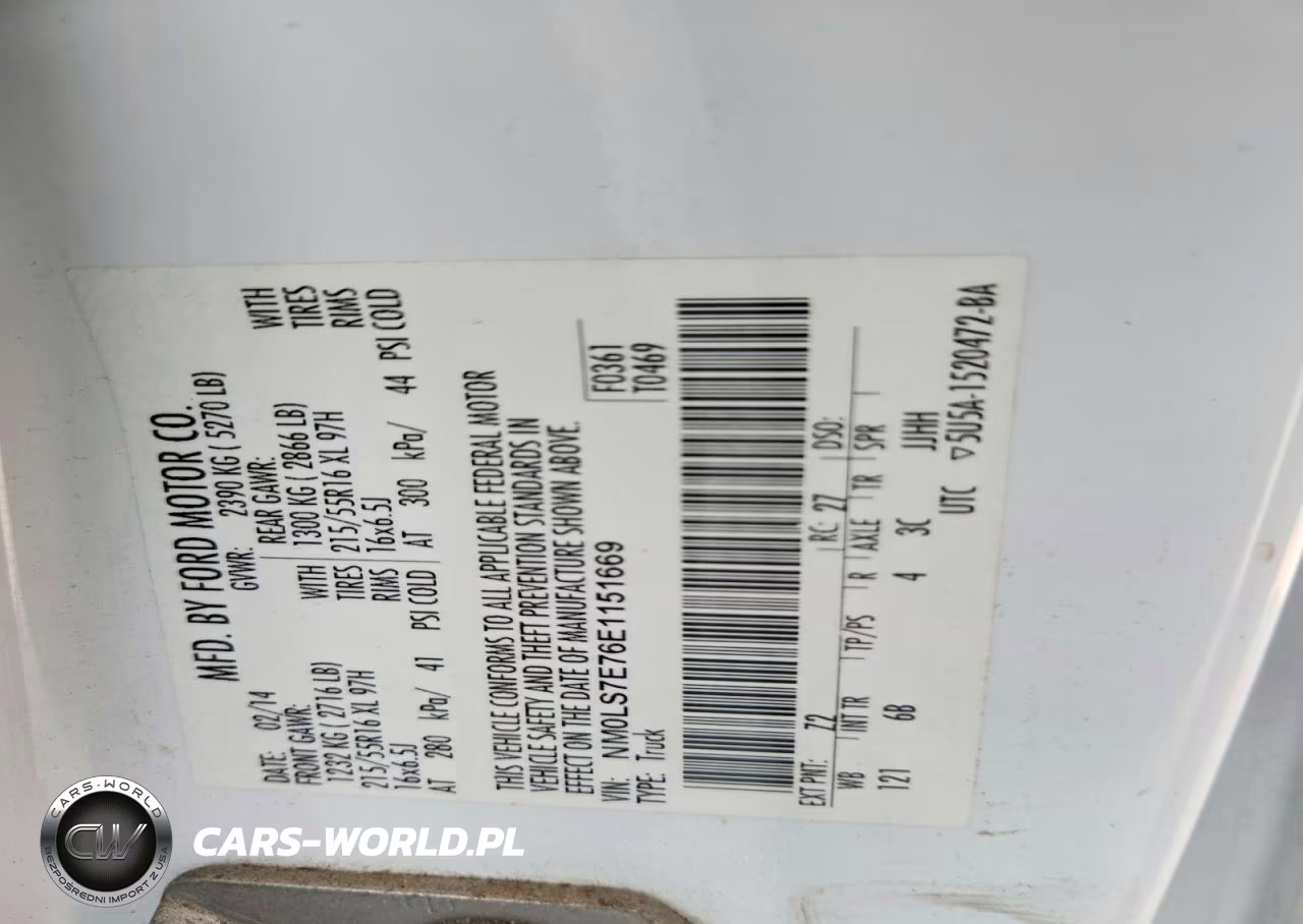 2014 Ford Transit Connect Xl VIN:NM0LS7E76E1151669 - 13