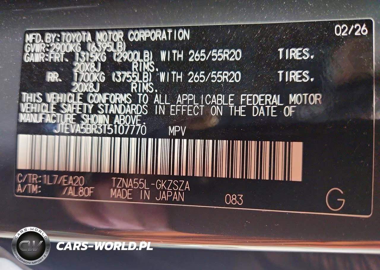 2026 Toyota 4Runner Trd Sport Premium VIN:JTEVA5BR3T5107770 - 13