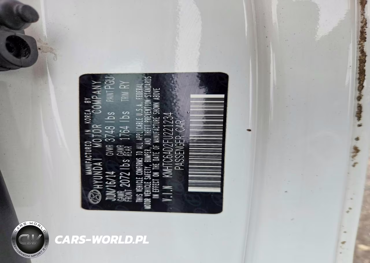 2015 Hyundai Veloster Base VIN:KMHTC6AD2FU221234 - 12