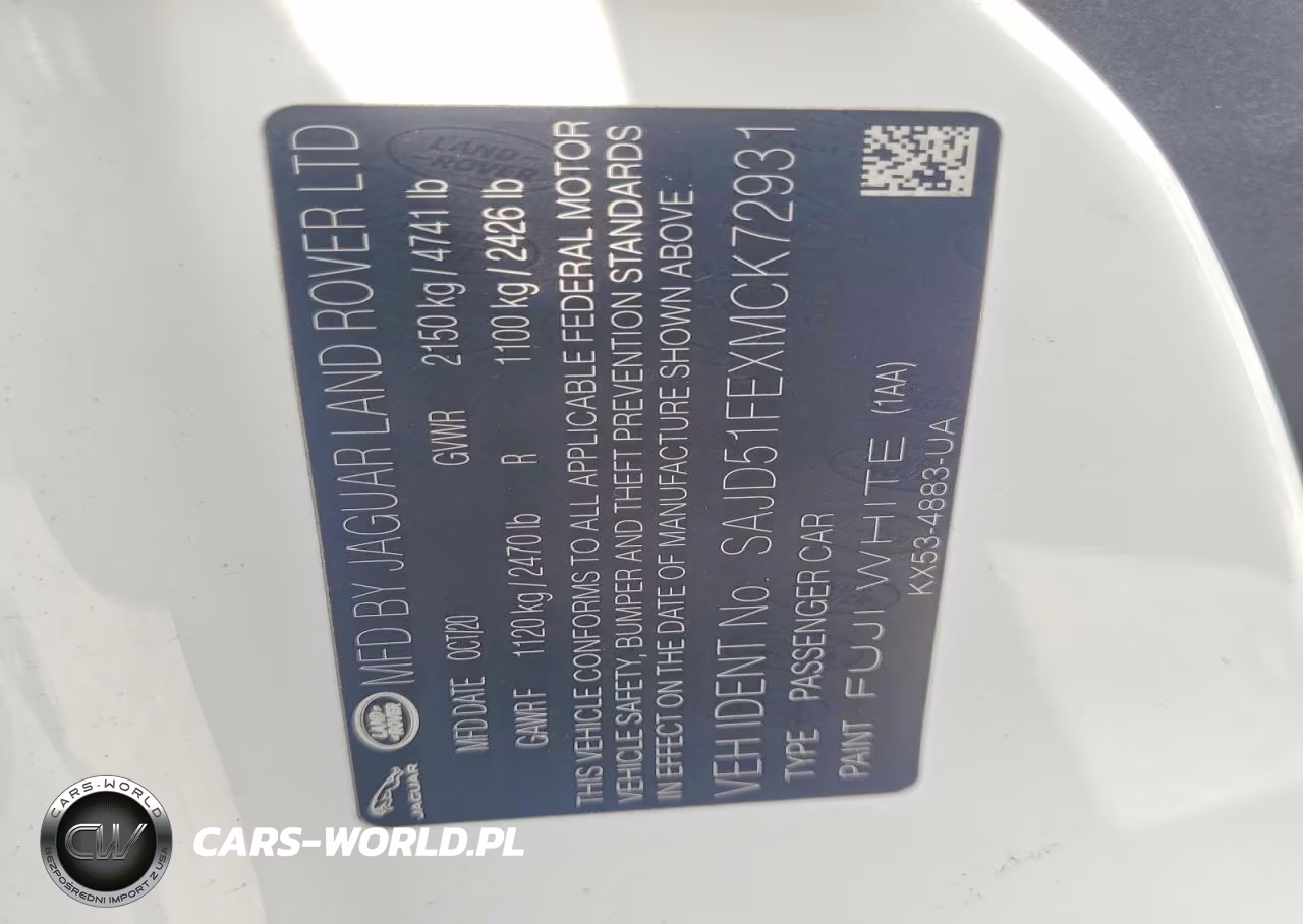 2021 Jaguar F-Type R VIN:SAJD51FEXMCK72931 - 13