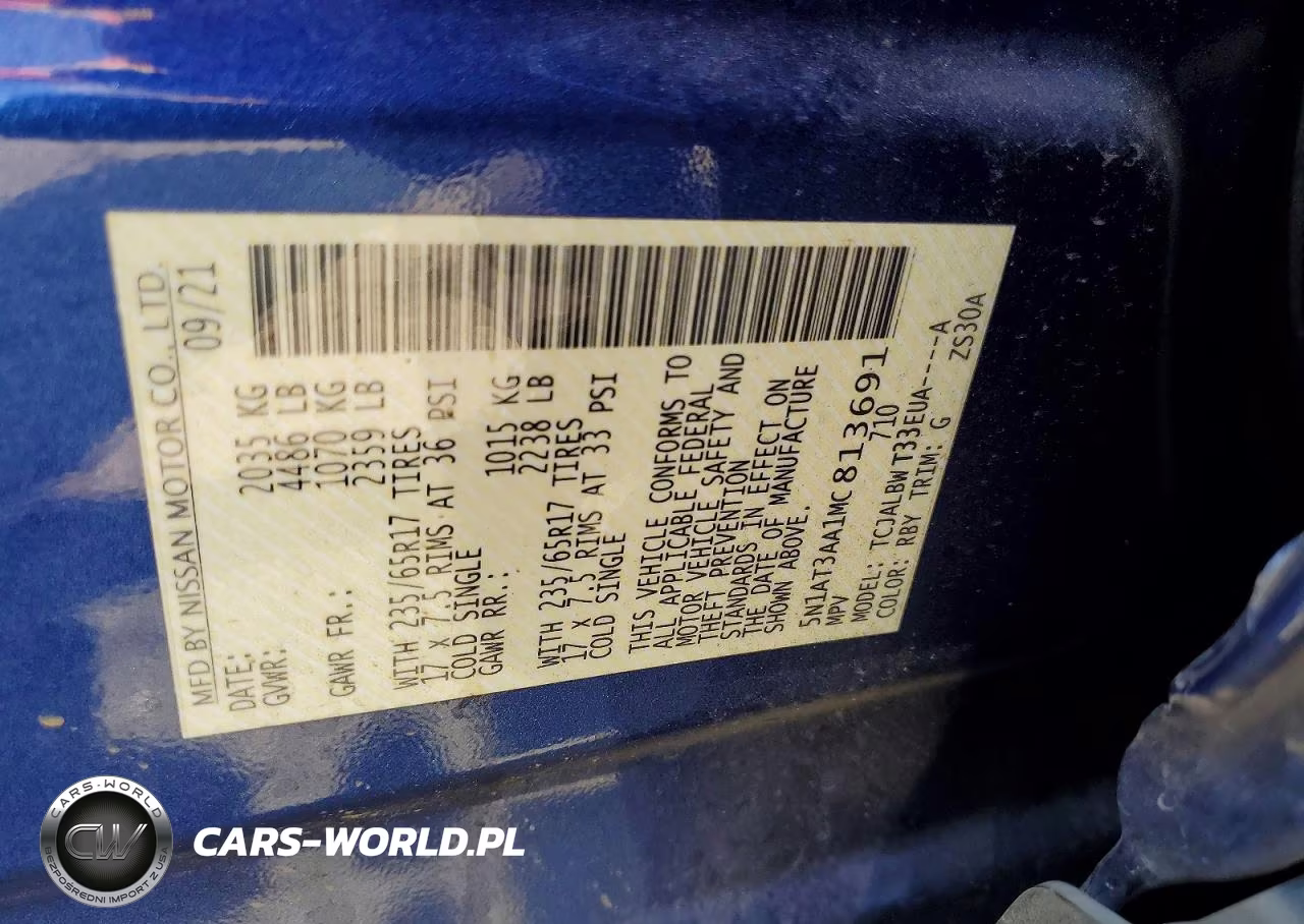 2021 Nissan Rogue S VIN:5N1AT3AA1MC813691 - 13
